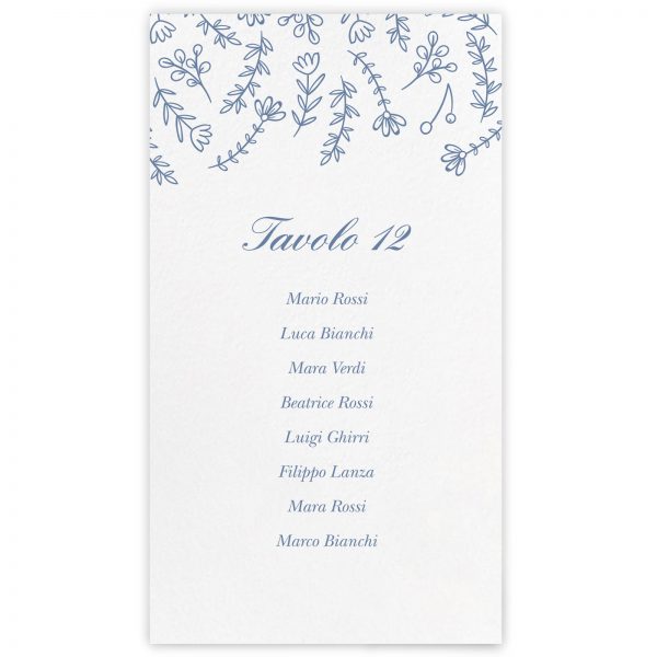 Set cartoncini tableau de mariage Maggie