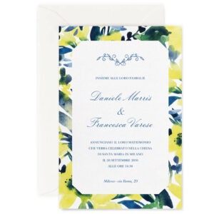 Partecipazione di matrimonio Nicole