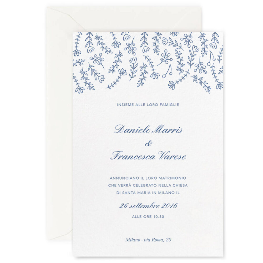Partecipazione di matrimonio Maggie