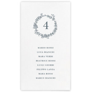 Set cartoncini tableau de mariage Tasha