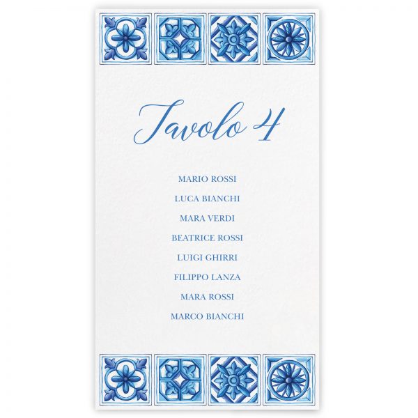 Set cartoncini tableau de mariage Adele