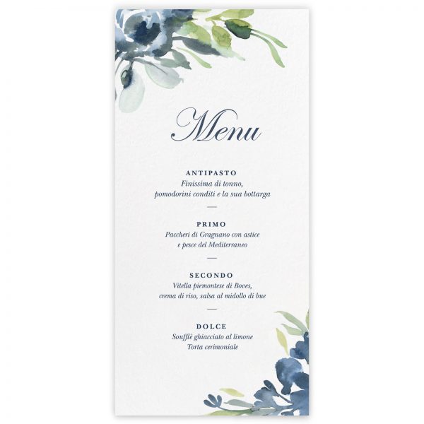 Menu ricevimento Tracy