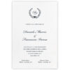 Partecipazione di matrimonio Celine