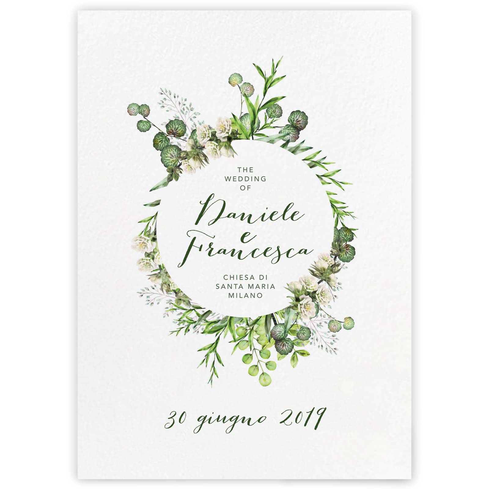 Libretto Messa E Rito Civile Natalie My Wedding Paper