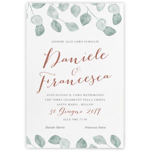 Partecipazione di matrimonio Lauren