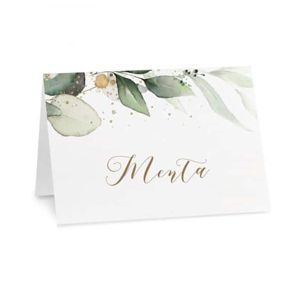 Cartoncini confettata Adrienne - gusto menta